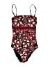 Profile by Gottex Print Red One Piece Swimsuit Size 8 - photo 1