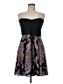 Express Paisley Multi Color Black Cocktail Dress Size M - photo 1