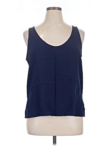 St. John Sleeveless Silk Top (view 1)