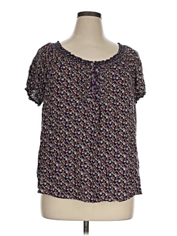 Faded Glory Short Sleeve Blouse (view 1)