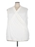 IMAN Ivory Sleeveless Blouse Size 3X - photo 1