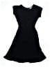 Lands' End 100% Polyester Solid Black Dress Size 8 - photo 1