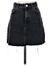 Topshop Black Denim Skirt Size 2 - photo 1