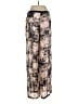 Cache 100% Polyester Print Silver Casual Pants Size 4 - photo 2
