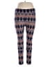 Lularoe Print Blue Leggings Size 1X (Tall & Curvy) - photo 1