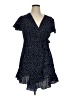 Relipop 100% Polyester Polka Dots Blue Casual Dress Size XL - photo 1