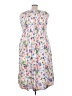 Woman Within Floral White Casual Dress Size 22 (1X) - photo 2