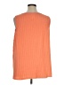 Vocal Orange Sleeveless Blouse Size XL - photo 2