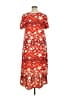 Lularoe Print Red Casual Dress Size XL - photo 2