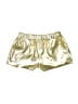 Imoga 100% Polyester Metallic Gold Shorts Size 8 - photo 1