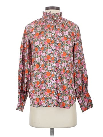 Liberty Art Fabrics for J.Crew 3/4 Sleeve Blouse (view 1)
