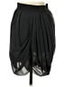 Line & Dot 100% Polyester Solid Black Formal Skirt Size S - photo 1