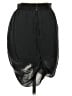 Line & Dot 100% Polyester Solid Black Formal Skirt Size S - photo 2