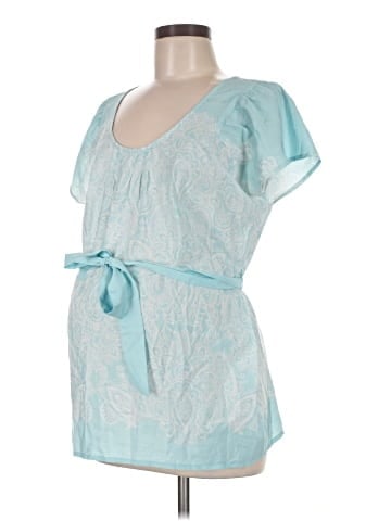 Motherhood Short Sleeve Blouse (view 1)