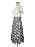 Unique Vintage Argyle White Cocktail Dress Size L - photo 5