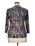 Jane Ashley 100% Polyester Blue 3/4 Sleeve Blouse Size XL - photo 2