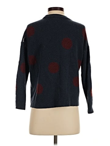 Madewell Dot Graystone Pullover Sweater in Coziest Yarn (view 2)