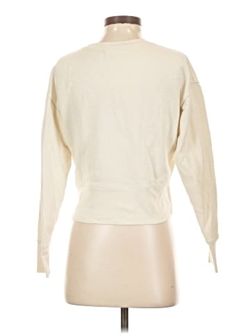 Madewell Rainbow-Inset Crop Sweatshirt (view 2)