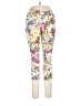 Susan Graver Print White Casual Pants Size 6 (petite) - photo 1
