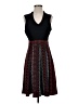 Maeve Chevron-herringbone Black Casual Dress Size 4 - photo 1