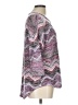 New Directions Chevron-herringbone Purple Pullover Sweater Size L - photo 4