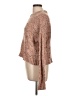 Just Fab Tweed Brown Pullover Sweater Size L - photo 5