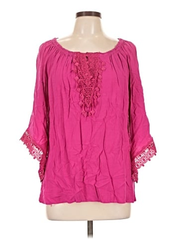 Melissa Paige 3/4 Sleeve Blouse (view 1)