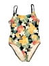 Hurley Tropical Yellow One Piece Swimsuit Size L - photo 1
