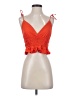 Sim & Sam 100% Cotton Orange Sleeveless Top Size S - photo 1
