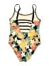 Hurley Tropical Yellow One Piece Swimsuit Size L - photo 2