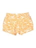 Hiho 100% Linen Animal Print Yellow Shorts Size XS - photo 2