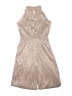 Janie and Jack 100% Polyester Metallic Silver Dress Size 12 - photo 2