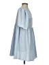 Mable Checkered-gingham Blue Casual Dress Size S - photo 4