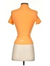 MATTE Collection Orange Short Sleeve Turtleneck Size XS - photo 2