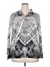 Avenue Paisley Silver Pullover Sweater Size 18 Plus - photo 1
