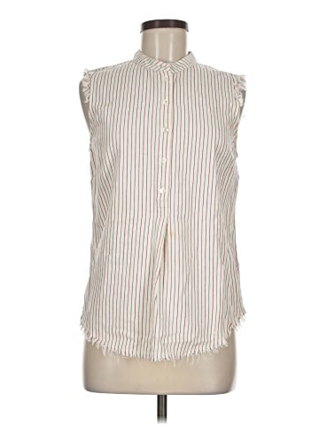 Raquel Allegra Sleeveless Button-Down Shirt (view 1)