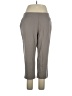 Purejill Solid Gray Casual Pants Size XL Petite - photo 1