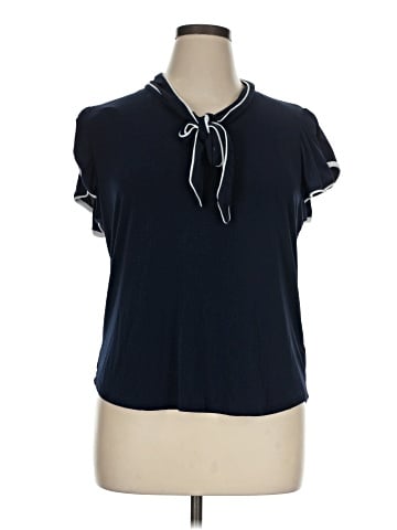 Adrianna Papell Short Sleeve Polo (view 1)