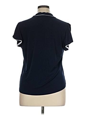Adrianna Papell Short Sleeve Polo (view 2)
