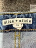 Alice + Olivia Hearts Blue Jeans Size 24 waist - photo 4