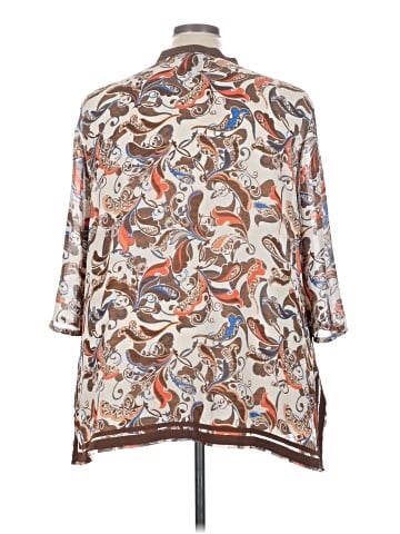 Maggie Barnes 3/4 Sleeve Blouse (view 2)