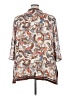 Maggie Barnes 100% Polyester Paisley Brown 3/4 Sleeve Blouse Size 3X - photo 2