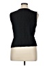 Rafael 100% Polyester Black Sleeveless Blouse Size XL - photo 2