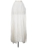 AaKaa 100% Rayon Ivory Casual Skirt Size S - photo 1