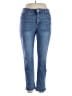 Democracy Solid Blue Jeans Size 14 - photo 1