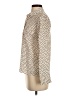 Express Polka Dots Ivory Long Sleeve Blouse Size XS - photo 5