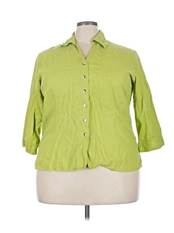 Coldwater Creek 3/4 Sleeve Button-Down Shirt (view 1)