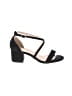 Forever Black Sandals Size 6 - photo 1