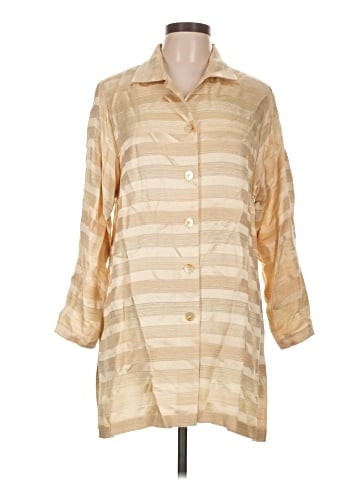 Linda Allard Ellen Tracy 3/4 Sleeve Button-Down Shirt (view 1)