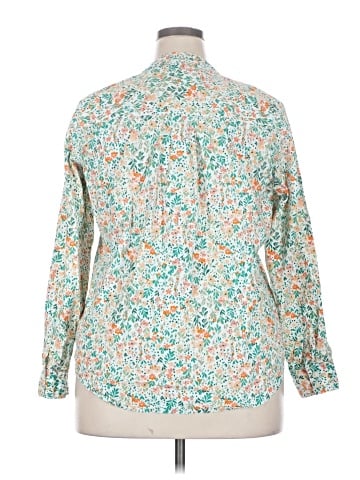 St. John's Bay Long Sleeve Blouse (view 2)